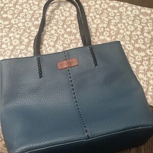 Wrangler Navy Textured Tote